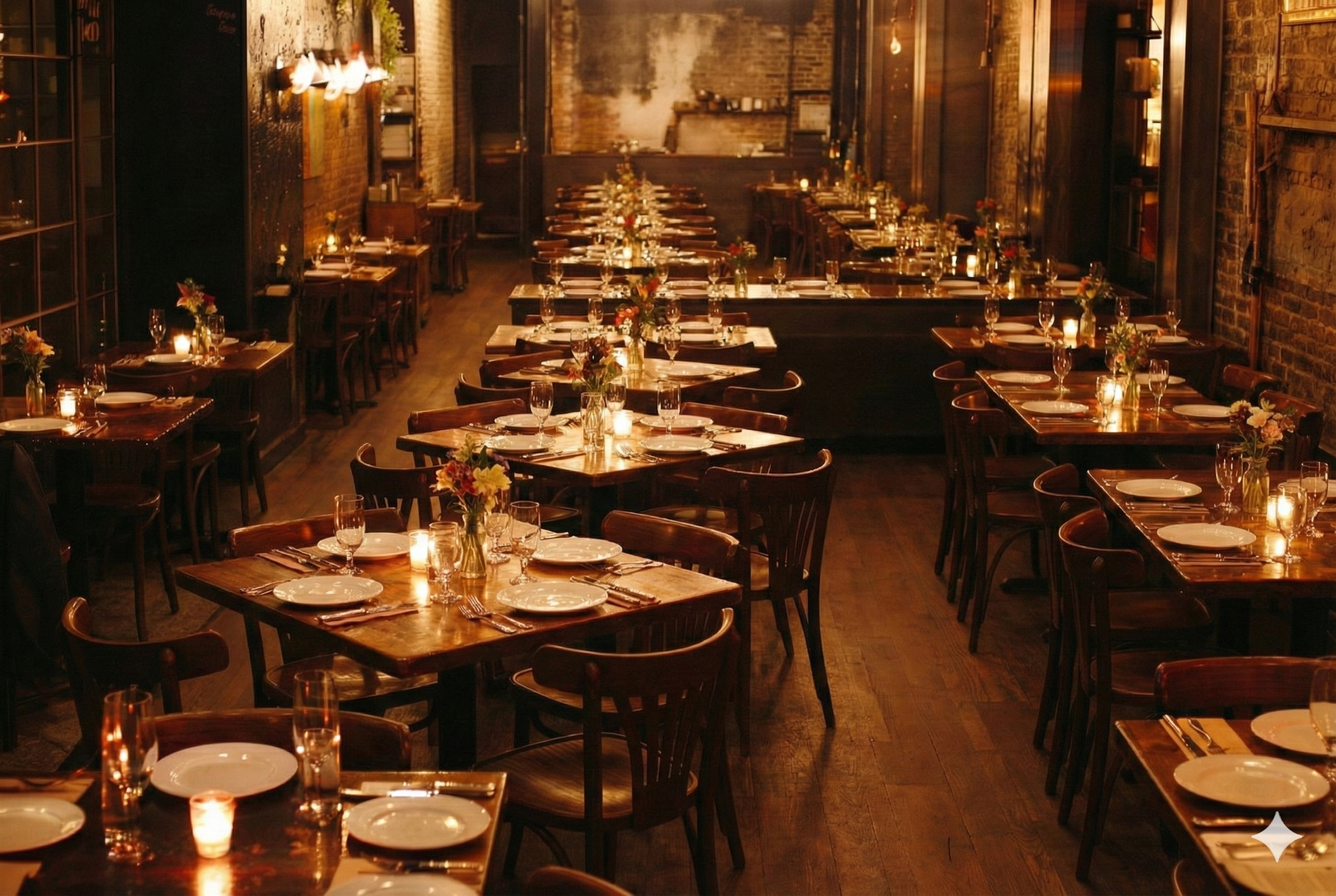 Restaurang efter Fullsatt